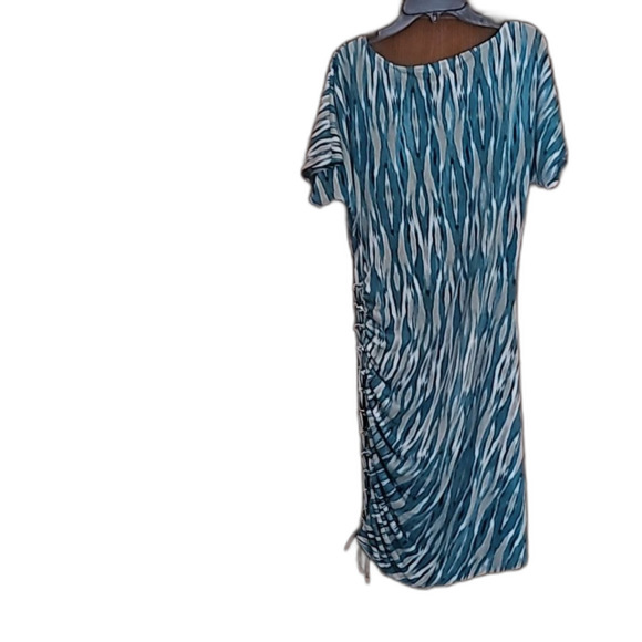 Michael Kors Teal and cream dress - Picture 9 of 10